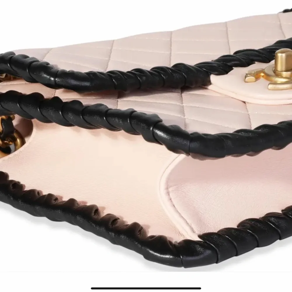 Chanel Lambskin & Black Whipstitch Mini Bag - Picture 5 of 13
